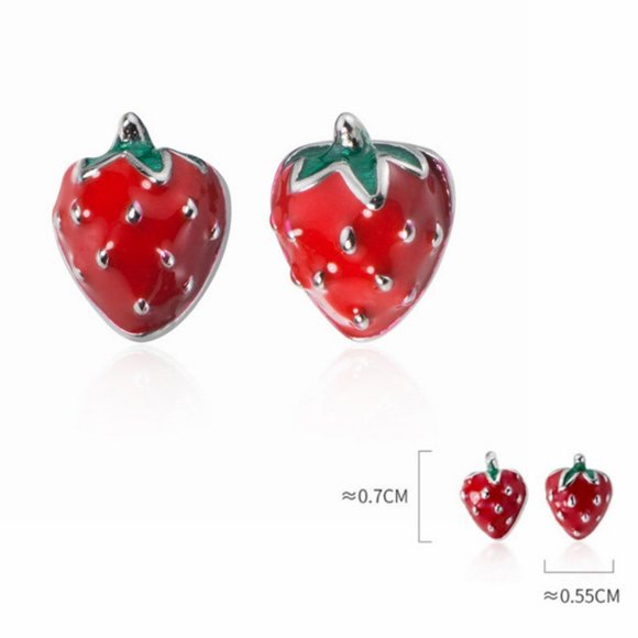 Strawberry Earrings - Picture 5 of 14